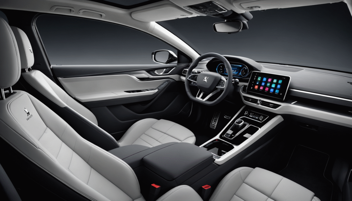 découvrez comment le peugeot i-cockpit panoramic a remporté le prix prestigieux de la 'voiture connectée 2023', illustrant l'innovation et la connectivité de la marque au lion.