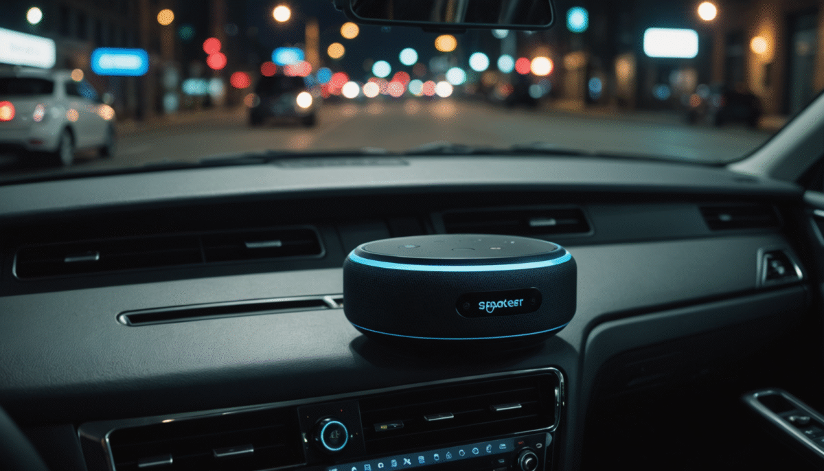 découvrez comment une enceinte connectée factice est utilisée comme complice ingénieux pour le vol de voitures, en contournant les systèmes de sécurité modernes.